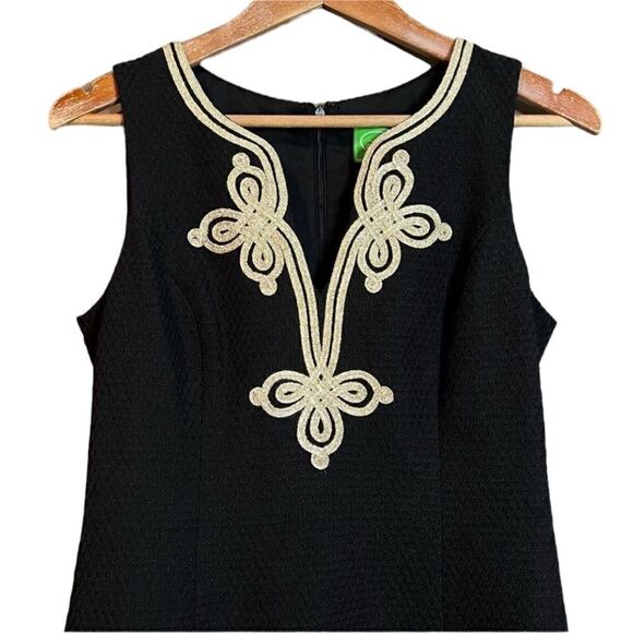 NWT! Pappagallo black dress with embellishment. - Picture 10 of 15